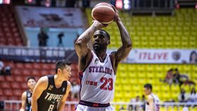 高雄17直播鋼鐵人洋將銳米此役猛轟來台新高、也是例行賽球員第2高。（圖／PLG聯盟提供）