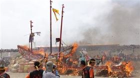 ▲送遊天河儀式（圖／翻攝自臺灣宗教文化資產網頁）