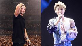 黃子韜、百大DJ馬汀蓋瑞克斯爆衝突。（圖／翻攝自IG、微博）