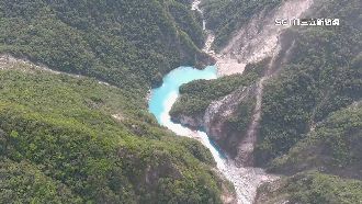花蓮木瓜溪震出堰塞湖　瀧澗電廠恐受波及