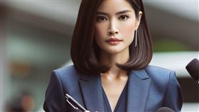 女記者。（圖／AI生成）
