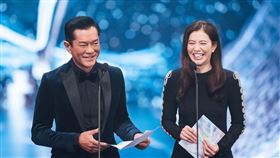 古天樂、袁詠儀。（圖／翻攝自古天樂微博）