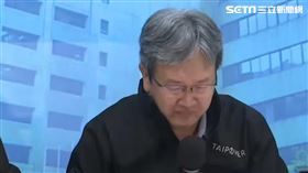 台電總經理王耀庭哽咽。（圖／翻攝畫面）