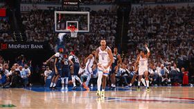 奧克拉荷馬雷霆隊首戰驚險擊敗紐奧良鵜鶘。（圖／翻攝自雷霆隊官方X）