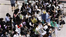 朴寶劍、NewJeans成員Danielle,桃園機場（圖／記者楊澍攝影）