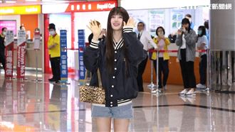 Danielle抵台甜比愛心！1句話機場全嗨翻