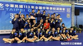 台北市大同高中高女團4連霸、國女團也締造2連霸，成為羽球項目大贏家。（圖／記者蔡厚瑄攝影）