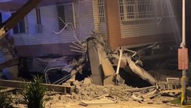 花蓮今凌晨6.3地震「富凱大飯店」傾倒，幸無人傷亡。