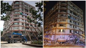 富凱大飯店,統帥大樓,地震,傾斜（圖／翻攝畫面）