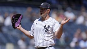 ▲羅登（Carlos Rodon）先發7局僅挨1安無失分，投出轉戰洋基代表作。（圖／美聯社／達志影像）