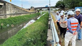 「仁德區三爺溪萬代橋改建工程」防汛抽查