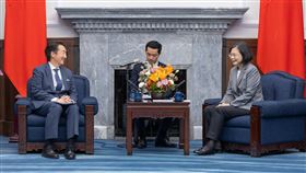 蔡英文接見「戰略暨國際研究中心（CSIS）訪問團」（圖／總統府提供）