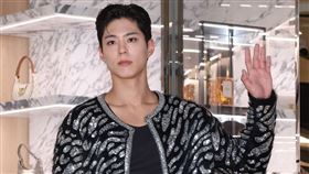 朴寶劍出席CELINE台北101精品店開幕活動。（圖／記者楊澍攝影）