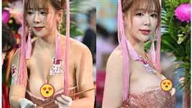 禮生,陣頭舞姬,新北樹林濟安宮,低胸禮服,IG
 