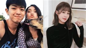 林亭翰和前女友交往多年，疑似因雨婷的關係而情變。（圖／讀者提供、翻攝自雨婷IG）