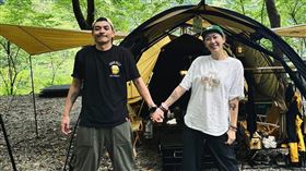 史丹利和老婆Gigi（林如琦）。（圖／翻攝熱血史丹利大叔應援團）