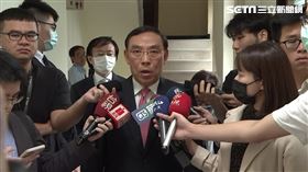 ▲法務部長蔡清祥受訪。