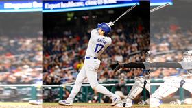 ▲大谷翔平炸裂本季第6轟，擊球初速118.7英里是生涯最速。（圖／翻攝自道奇推特）