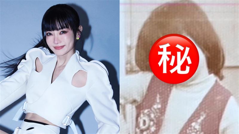 激似父親豬哥亮　謝金燕馬桶蓋頭震撼流出