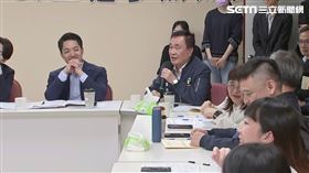 蔣萬安、李四川赴議會民進黨團說明本府重大法議案。