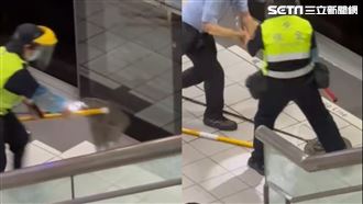 獨／北捷保全「全副武裝」乘客驚！真相曝