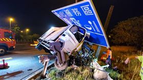 車禍,國道三號,東山服務區,小貨車,死亡車禍