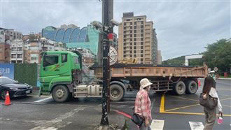 新／內湖三總醫院門口　婦人遭曳引車輾斃