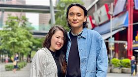 巴沃邱寧多傑和妻子賴梵耘出席《不丹沒有槍》。（圖／海鵬提供）