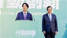 賴清德、準海基會董事長鄭文燦（圖／民進黨提供）