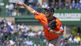▲韋蘭德（Justin Verlander）4.1局無失分好投救不了太空人。（圖／美聯社／達志影像）
