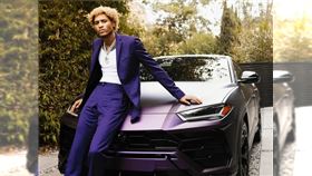 ▲76人烏布瑞（Kelly Oubre Jr.）駕駛藍寶堅尼闖紅燈。（圖／翻攝自NBACentral X）