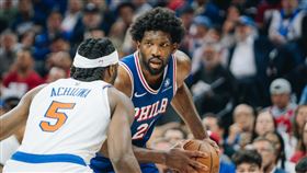 費城76人當家一哥恩比德轟下50分締造自己季後賽單場新高。（圖／翻攝自76人官方X）