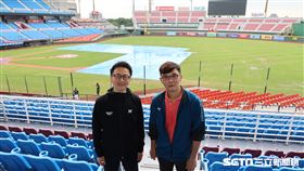 ▲樂天桃園棒球場因雨延賽，領隊川田喜則。（圖／記者劉彥池攝影）
