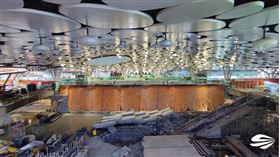 交通部鐵道局分享高雄車站工程圖。（圖／翻攝自交通部鐵道局臉書）