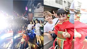 網紅蔡阿嘎宣布自組藝閣車參加北港媽祖遶境遭網友砲轟。（圖／翻攝畫面）