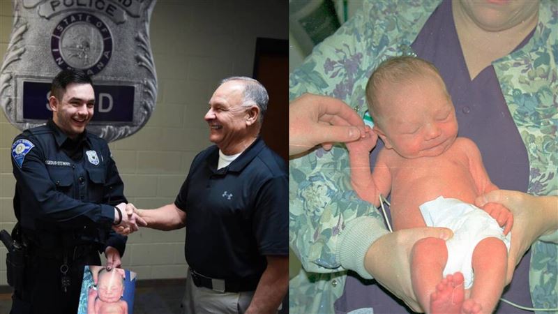 紙箱棄嬰被警察救起 24年後到同警局上班