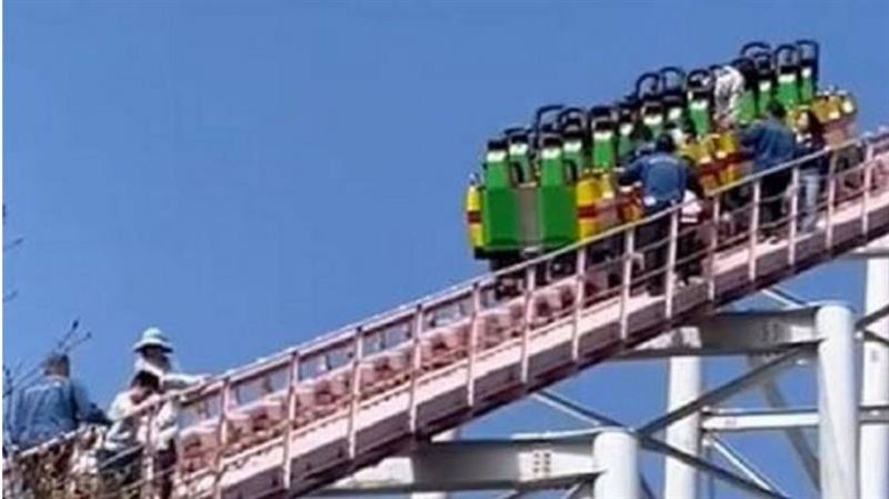 北海道雲霄飛車意外　18人卡高空爬下軌道