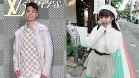 羽球國手王齊麟和樂天女孩陳詩媛大方認愛。（組合圖／翻攝自 IG）