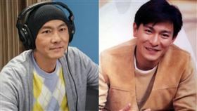 ▲張衛健；劉德華。（圖／翻攝自微博）
