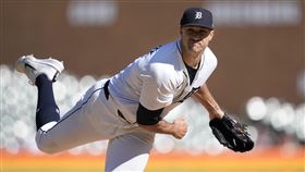 ▲老虎先發投手佛萊爾提（Jack Flaherty）對前東家紅雀狂飆14K。（圖／美聯社／達志影像）