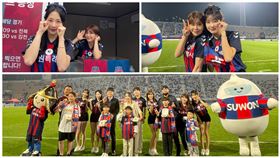 ▲壯壯4月30日獻出韓足啦啦隊應援初登場。（圖／2S SPORTAINMENT提供）
