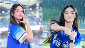 潔潔，啦啦隊，藍波老師。（圖／翻攝自臉書）