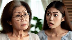 婆婆酸「以後別打招呼」！媳婦冷回1句話　她爆氣跳腳了（圖／AI生成）