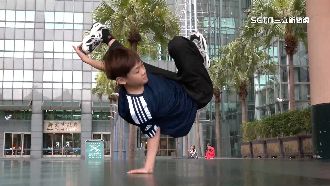 獨／台灣之光！13歲霹靂舞王首攻法就奪冠