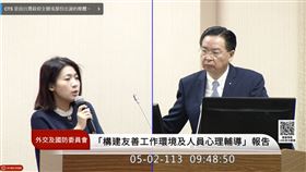 吳釗燮、徐巧芯（圖／翻攝自國會頻道）