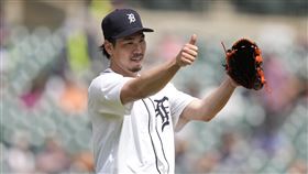 ▲前田健太6局失1分，本季首勝終於開張。（圖／美聯社／達志影像）