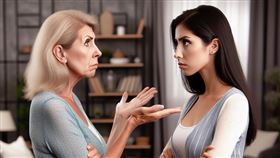 婆婆酸「以後別打招呼」！媳婦冷回1句話　她爆氣跳腳了（圖／AI生成）