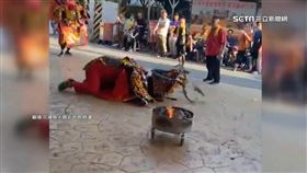 三太子轉圈不慎摔倒 網瘋傳:神明護體怎會跌