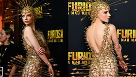 安雅泰勒喬伊出席新片《芙莉歐莎：瘋狂麥斯傳奇篇章》首映會。（圖／美聯社／達志影像）