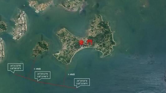 中海警擦邊我禁止水域　距金門僅3.8海里